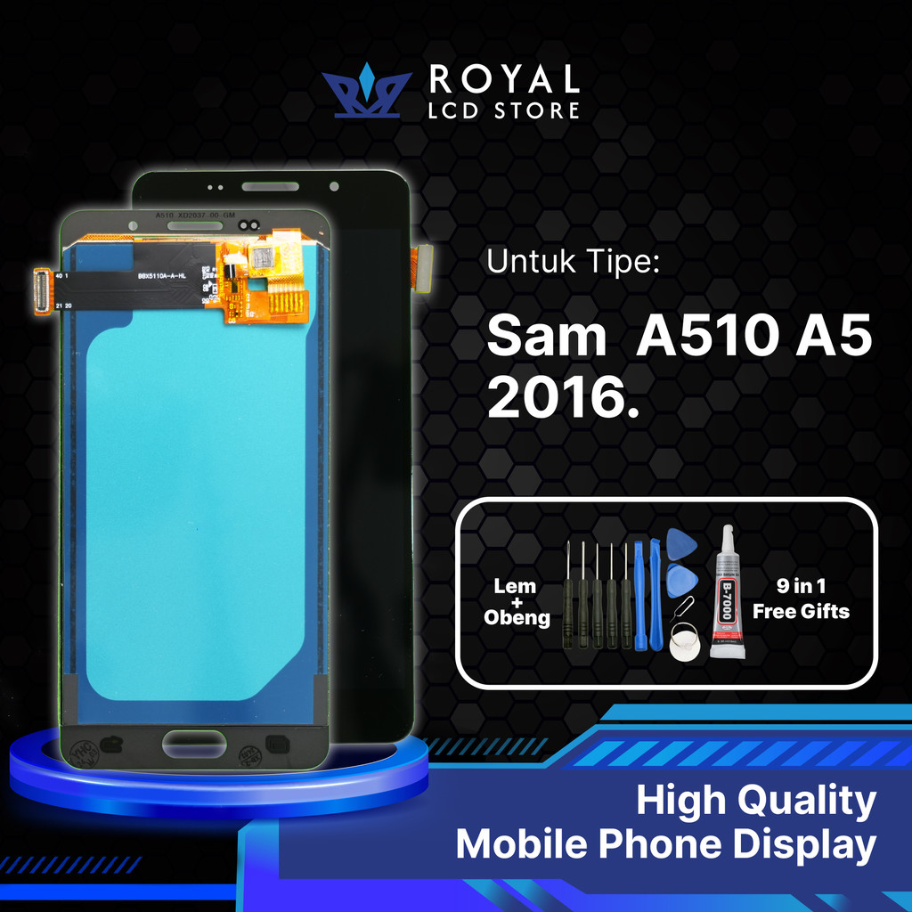 Lcd Samsung A510 A5 2016 Full Set Lcd Touchscreen