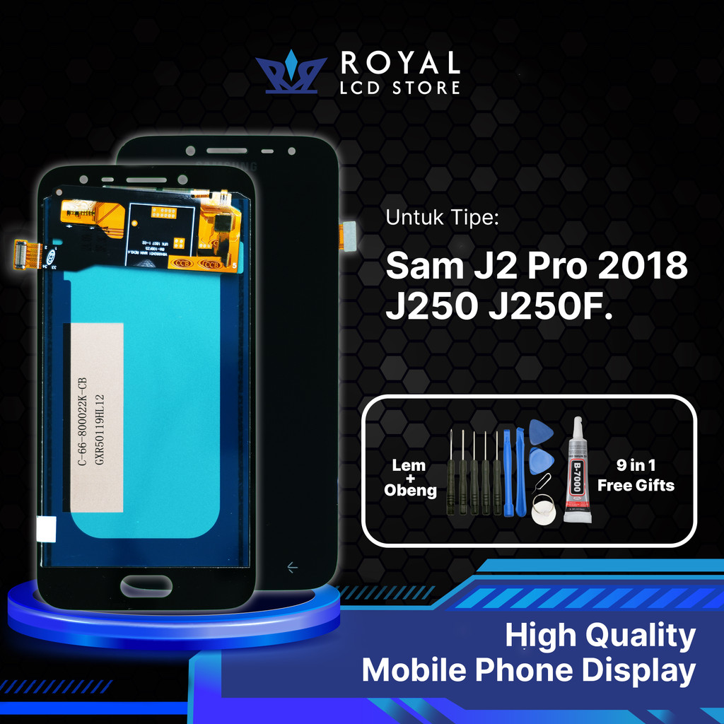 Lcd Samsung J2 Pro 2018 J250 J250F Full Set Lcd Touchscreen