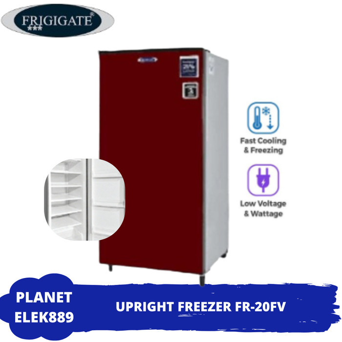 FRIGIGATE FR-20FV UPRIGHT FREEZER FRIGIGATE 200 LITER 7 RAK