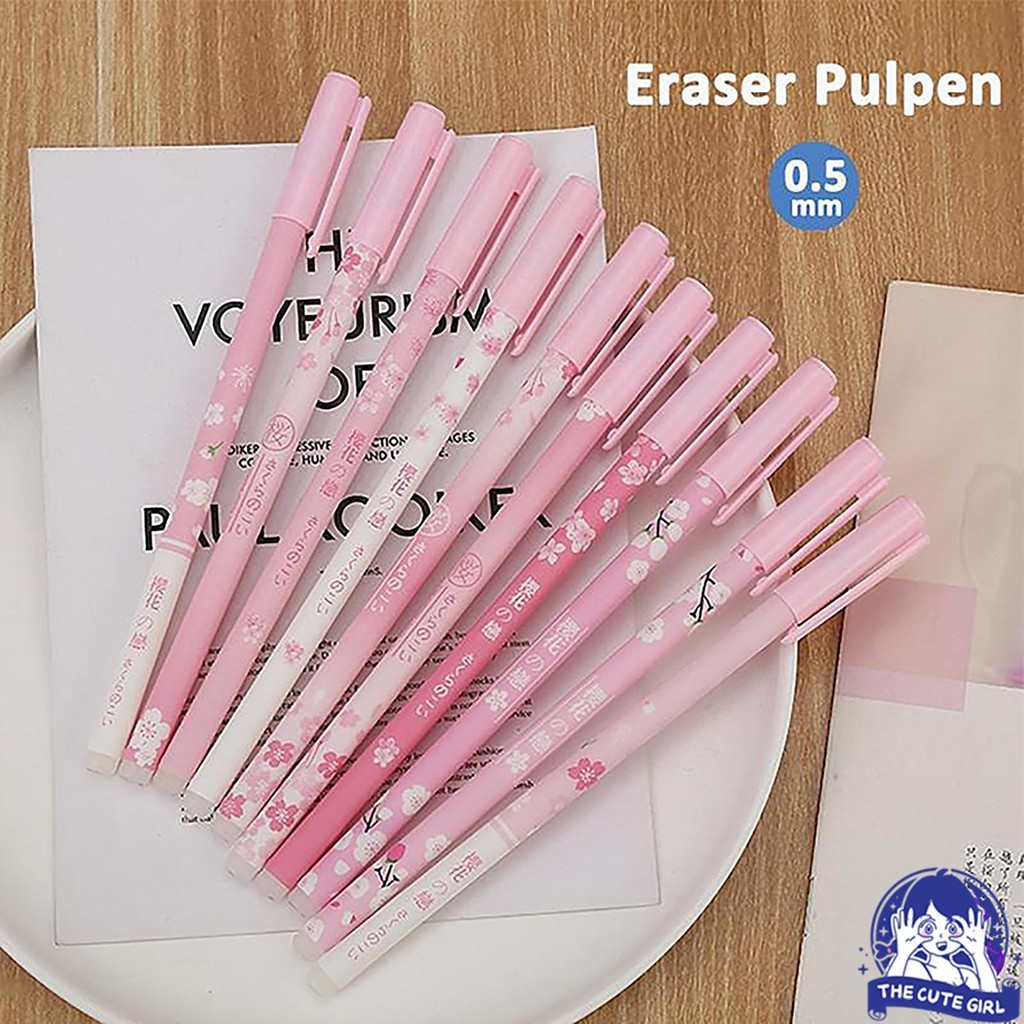 

Promo Pulpen Sakura/Pena Bunga Sakura Random/Erasable Gel Pen / Pulpen Gel - Bisa Dihapus -Biru 0.5