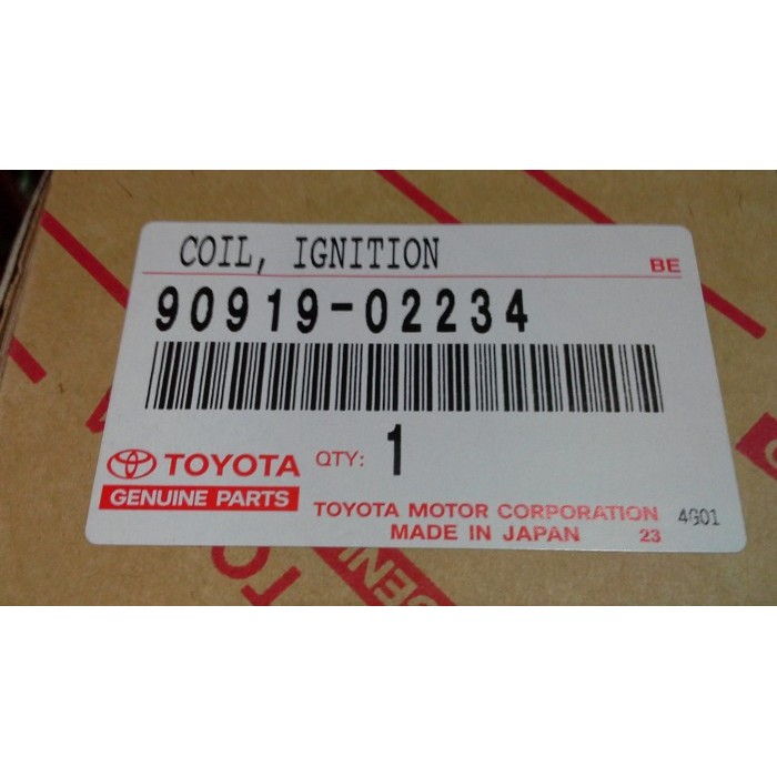 90919-02234 Coil Ignition Camry, Harrier, Alphard