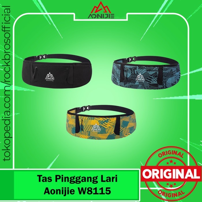 Tas Pinggang Olahraga Aonijie W8115 Waistbag Travel Size Running Trail Terlaris