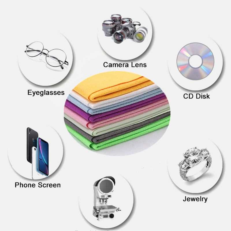 

Murah Kain Lap Kacamata Microfiber Pembersih Lensa Serbaguna 15cm - K45 Elegan