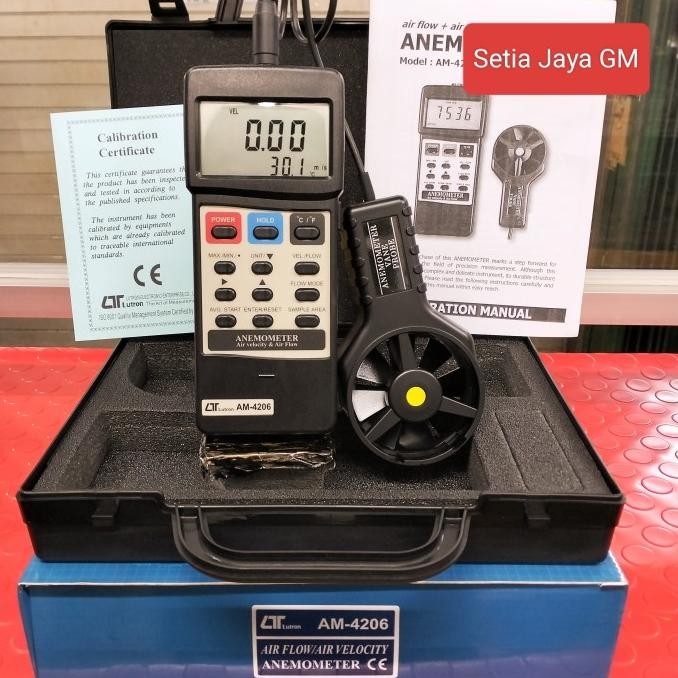 Anemometer CMM, CFM Lutron AM-4206 Harga Distributor