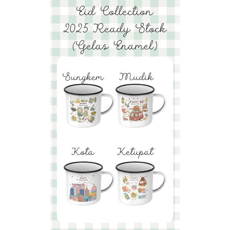 

CUCI GUDANG (READY STOCK) HAMPERS MUG IDUL FITRI/LEBARAN