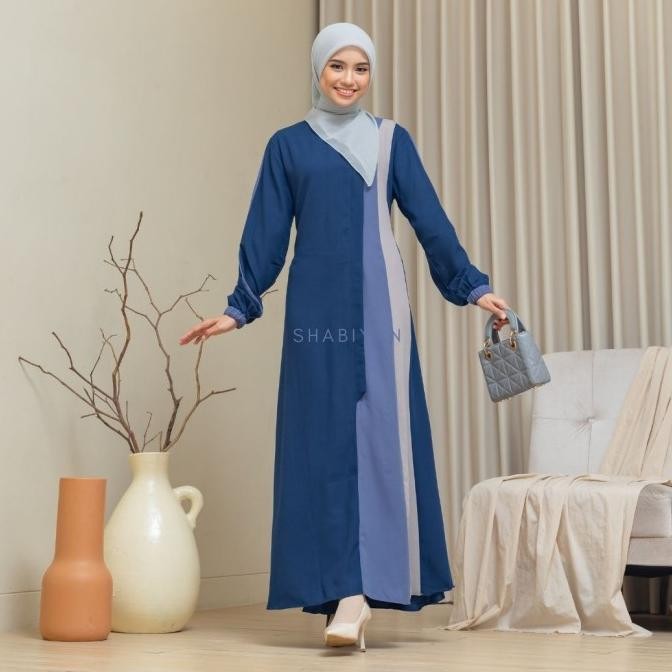 Shabiyan 417 Gamis Remaja Polos Moscrepe Premium