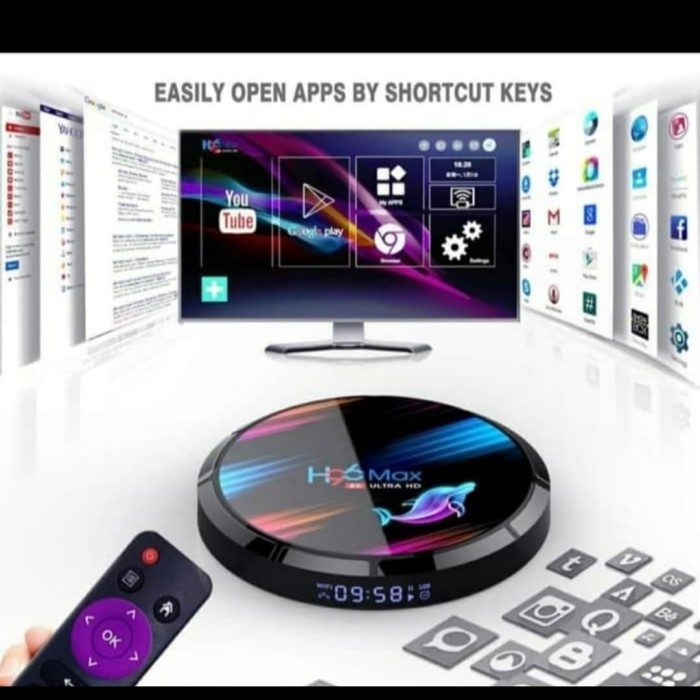 H96 MAX X3 4GB/128GB ANDROID 9.0 WIFI DUAL BAND TV BOX AMLOGIC S905X3