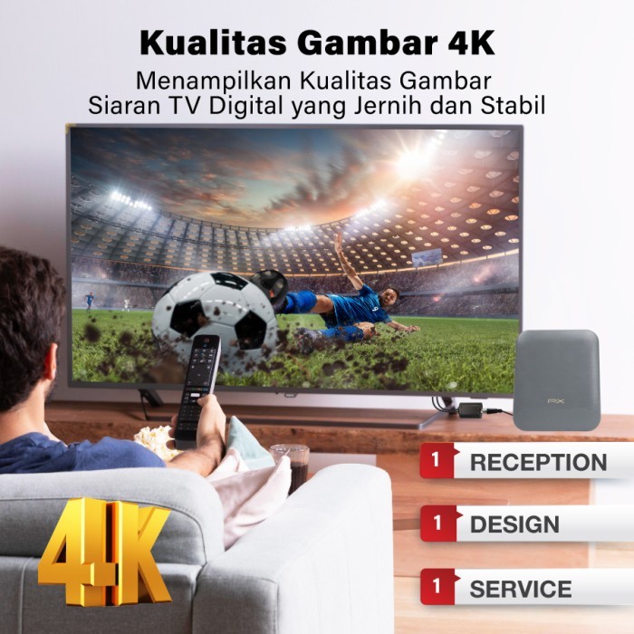 ANTENA TV DIGITAL INDOOR OUTDOOR DVT2 ANTENNA BOOSTER 4K PX DA-6120