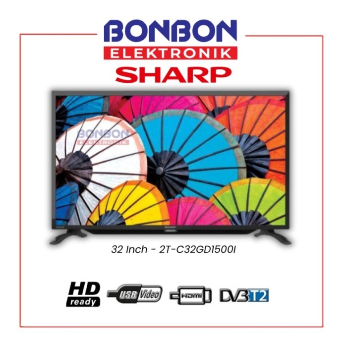 SHARP LED DIGITAL TV 32 INCH 2T-C32DC1I