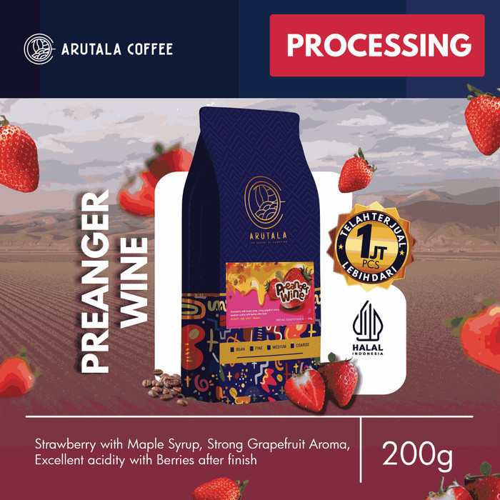 

Arutala Kopi Arabika Jawa Preanger Wine 200 Gram