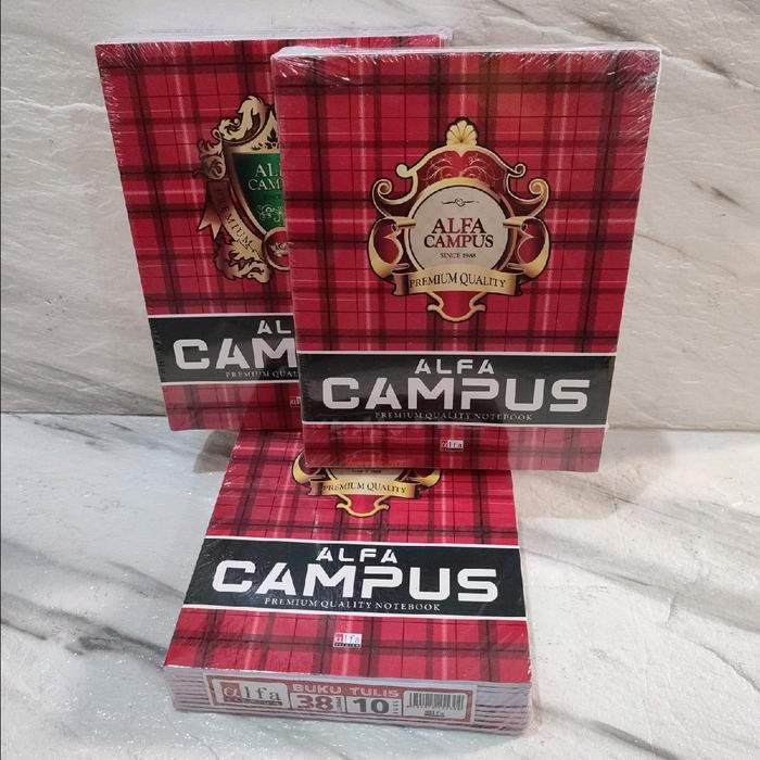 

TERBATAS BUKU TULIS CAMPUS PENDEK ISI 10 BUKU 38 HALAMAN MURAH MERIAH KODE 730
