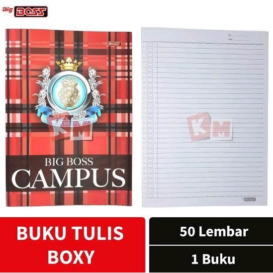 

BIG SALE PROMO 1 PACK(10BUKU)BUKU BIG BOSS CAMPUS ISI 50 LEMBAR KERTAS PAPER STATIONERY TINTA KODE