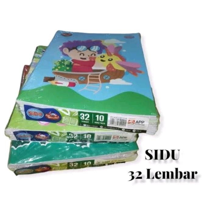 

BERKUALITAS BUKU TULIS SIDU 38 LEMBAR 1 PAK ISI 10 BUKU KODE 275