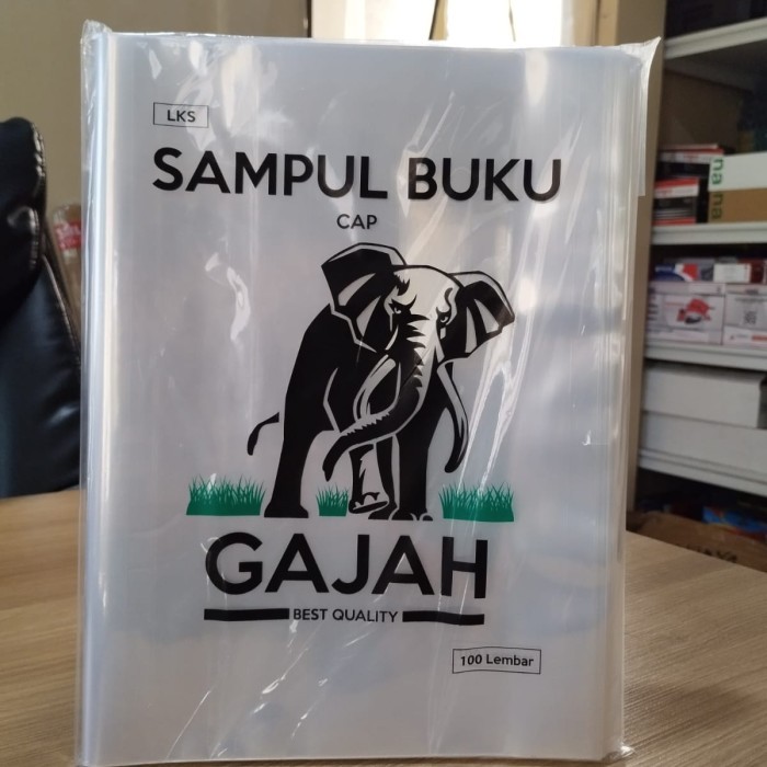 

TERBATAS SAMPUL BUKU PLASTIK LKS MERK GAJAH 1PACK ISI 100 LEMBAR KODE 613