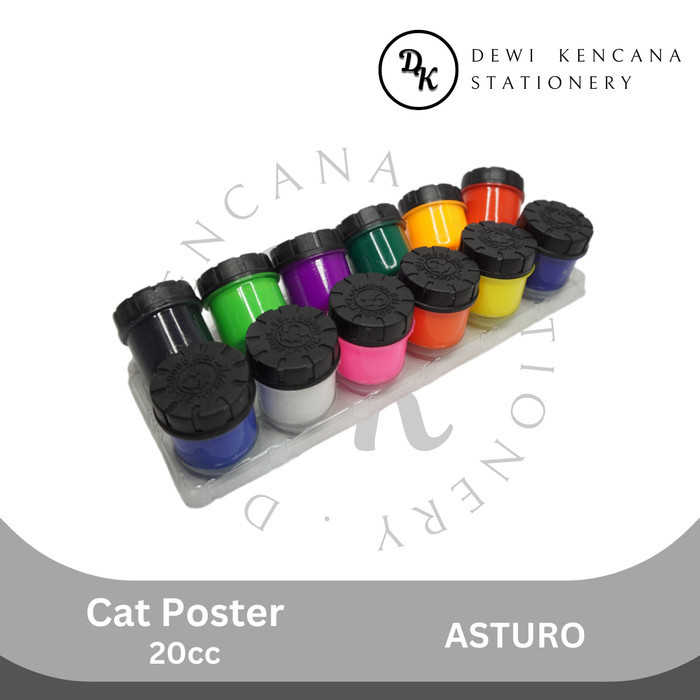 

Cat Poster Asturo Waterbased. Harga 1 Pak Isi 12 Btl Best Quality