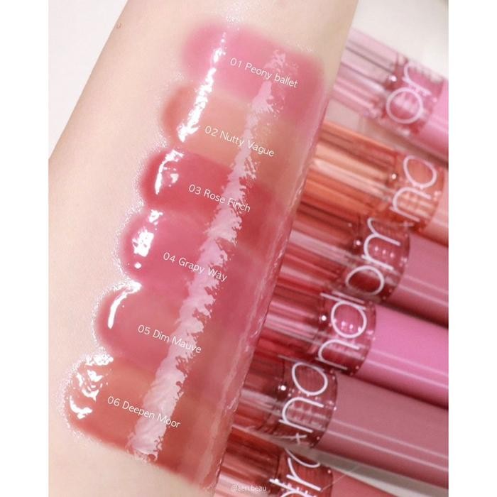 ROMAND Glasting Color Lip Gloss / Moisturizing Mirror Lip Gloss