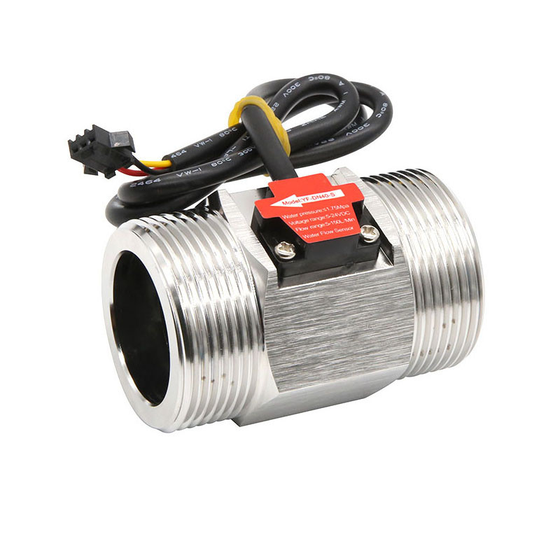 LAKO SS304 Impeller Flow Meter DN40 / DN50 Hall Water Flow Sensor