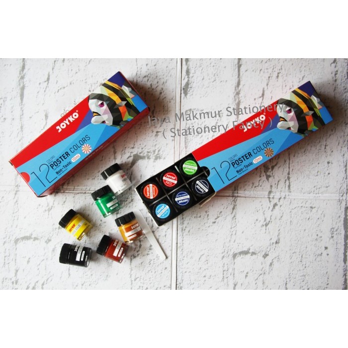 

Cat Poster (Poster Color) Titi Set 12 Warna 10Ml Best Seller