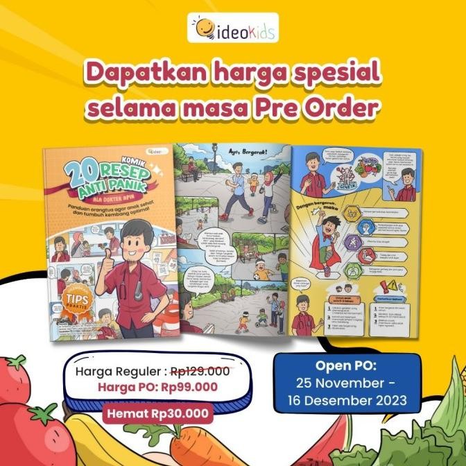 

Terlaris Buku Komik 20 Resep Anti Panik Ala Dokter Apin Ready Stok