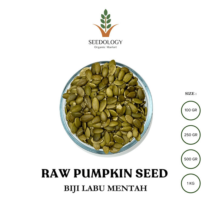 

TERMURAH Organic Pumpkin Seed 1Kg - Biji Labu
