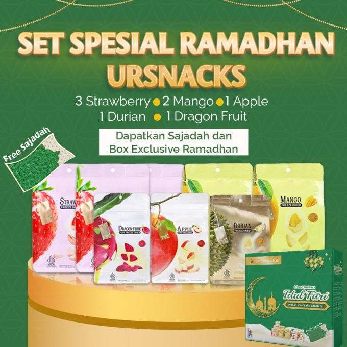 

Best Seller!, Ursnacks Special Set Hampers Ramadhan Free Sajadah And Gift Box