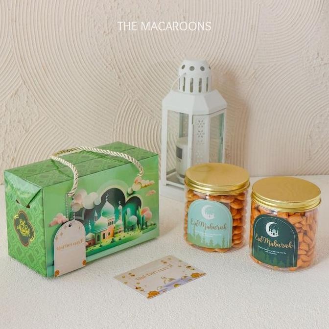 

New Trend!, Hampers Lebaran Idul Fitri Isi 2 Jar Kue Kering - Parcel Souvenir Hadiah Eid Mubarak