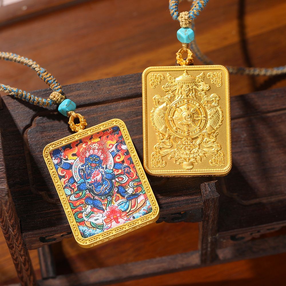 Kalung Ram Thangka Catatan Perlindungan Tibet