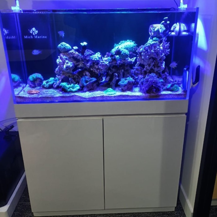 vivaria optic clear 90 Aquarium Laut Full Paket
