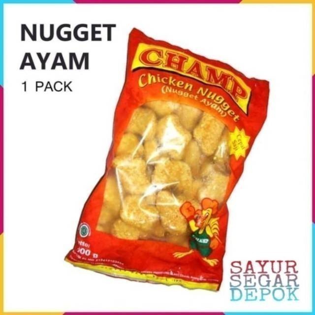 

Nugget champ 225gram rasa ayam / sayur segar depok