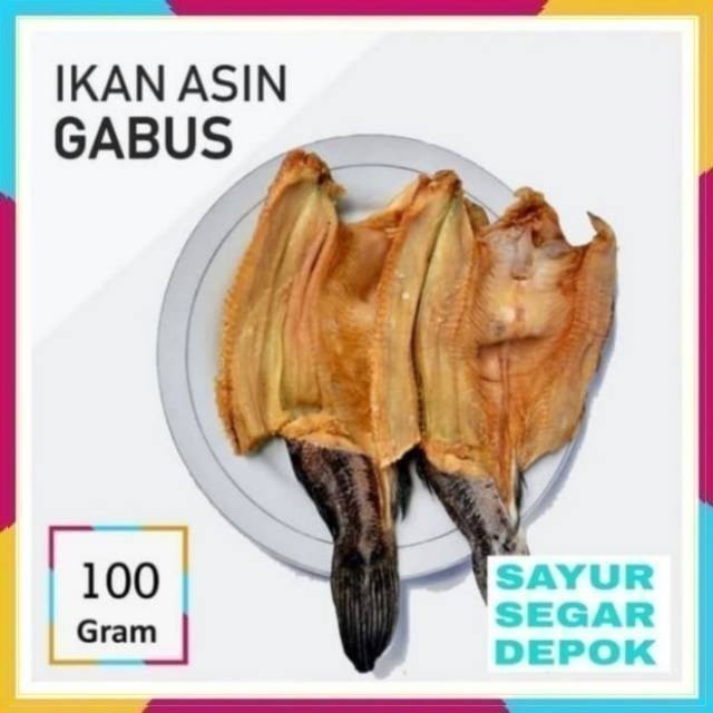 

Ikan asin gabus / sayur segar depok