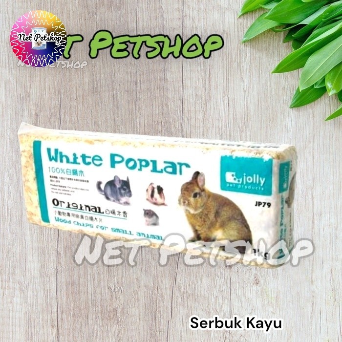 

TERUJI Serbuk Kayu Jolly White Poplar Wood Chips 1kg