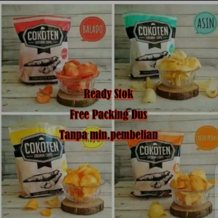 

MURAH [Terlaris dan Termurah] Keripik Singkong Cokoten All Varian