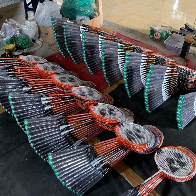 ORIGINAL Raket badminton bulutangkis senyawa berlogo PBSI  1 RAKET 21 lbs pel-116