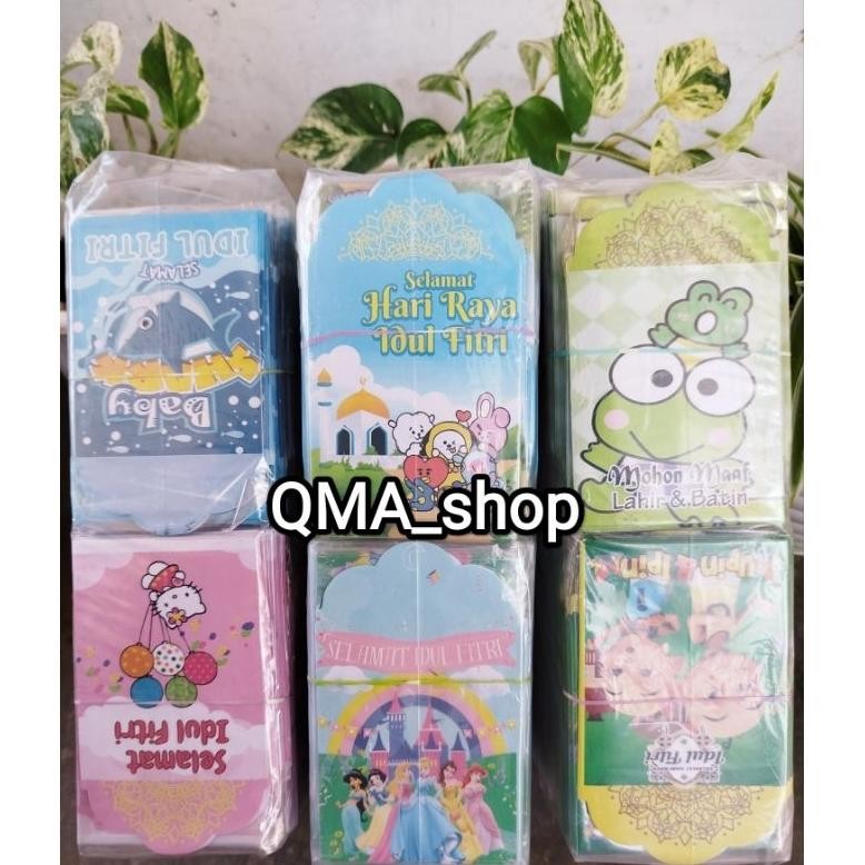 

ORIGINAL PAKET USAHA (100 Pak ) Amplop Lebaran Medium & Jumbo Glossy ii-99