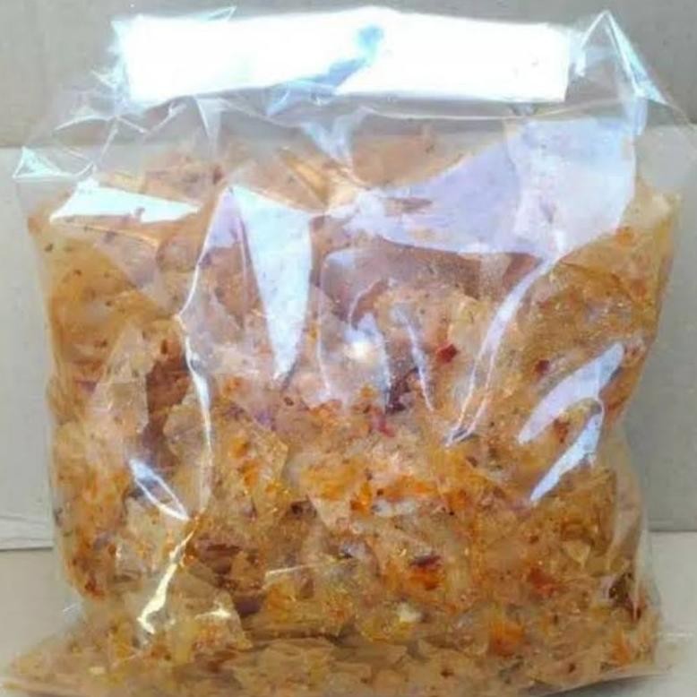 

ORIGINAL kripik kaca pedas daun jeruk 500gr murah nt-137
