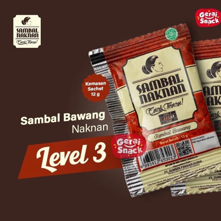 

Sambal Bawang Naknan 1 PACK isi 50 Pcs Lebih Praktis Ekonomis