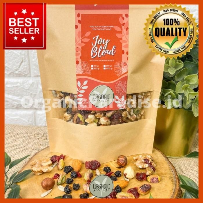 

Snack Kacang Mix Variant Joyblend 1 Kg / Trail Mix Nut Joyblend 1 Kg Cemilan Natural Snacks