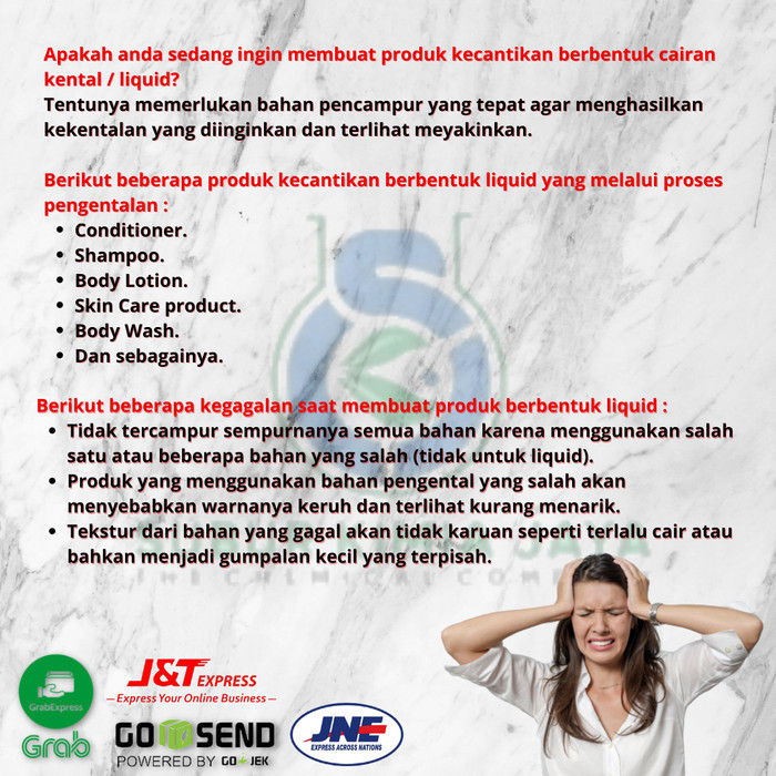 

PROMO / BEST SELLER / Natrosol / HEC / Hydroxy Ethyl Cellulose 250 gram NON COD