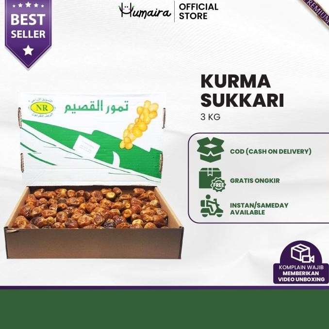 

Kurma Sukari Raja Dus 3 Kg Quality Premium Original Original Dan Terpercaya