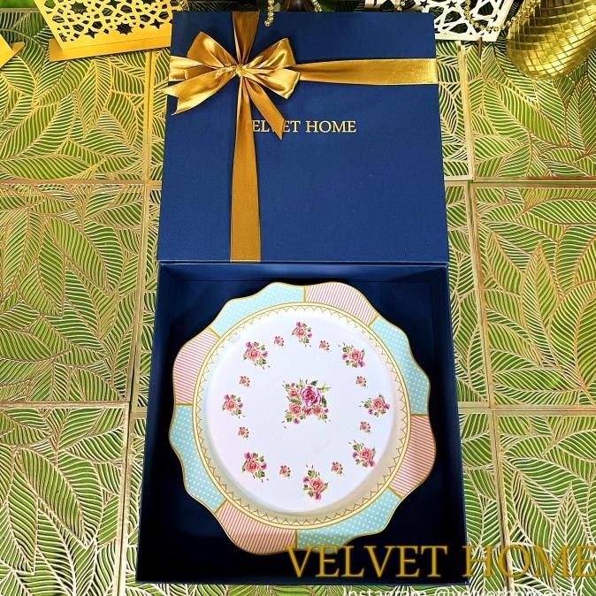 

Super Murah!, Hampers Piring Pink Pastel Gift Set Lebaran Natal Imlek Idul Fitri Eid