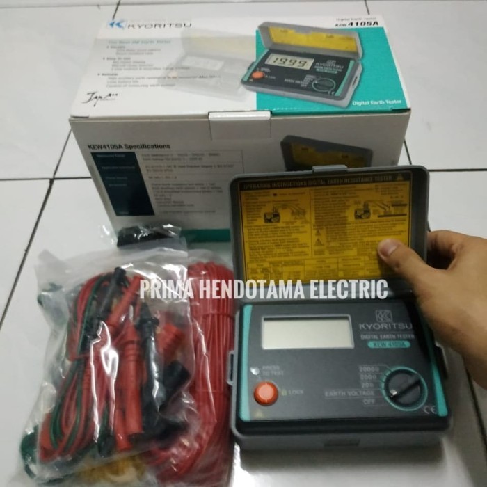 Digital Earth Tester KEW 4105A Kyoritsu Earth Tester Kyoritsu 4105A