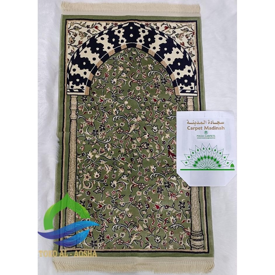 Sajadah Rawdah Original Madinah/Rawdah Warna hijau
