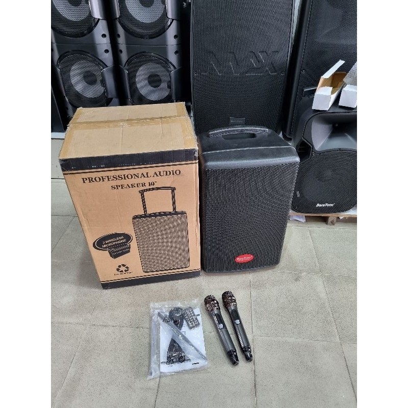 Speaker Portable BARETONE MAX-10HE Speaker 10inch