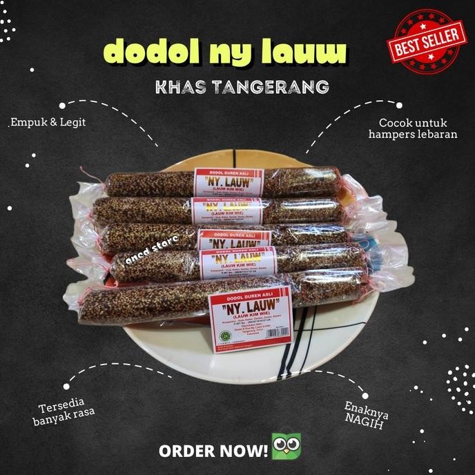 

Promo!, Hampers Ramadhan Dodol Ny Lauw Halal - Isi 4Pcs - 250Gr