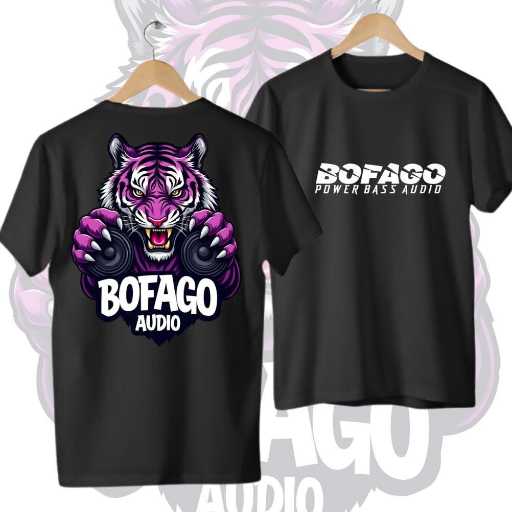Kaos Bofago Audio Macan Ungu