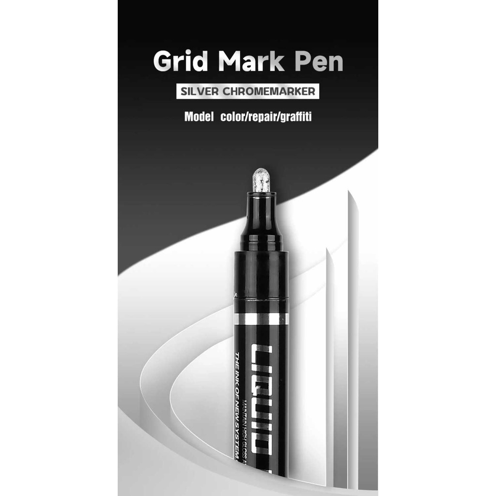 

Spidol Permanen Marker Metallic Chrome Waterproof 2mm 843C