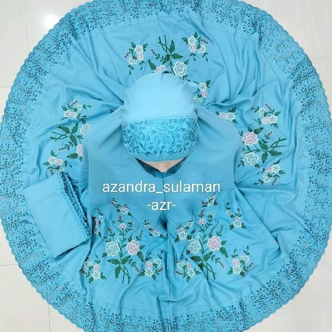 Spesial Mukena Bordir Kapalo Samek Versi Khadijah Bukittinggi Padang