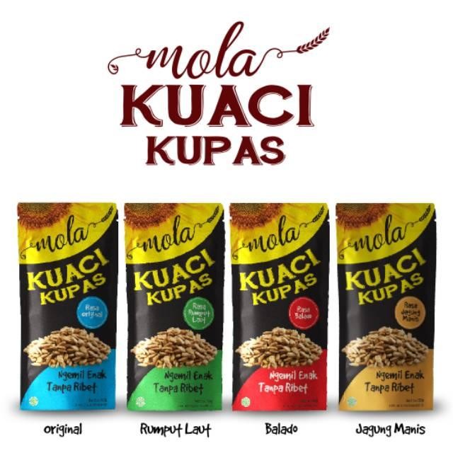 

8 pc Mola Kuaci Kupas Panggang / Biji Matahari / Sunflower Seed