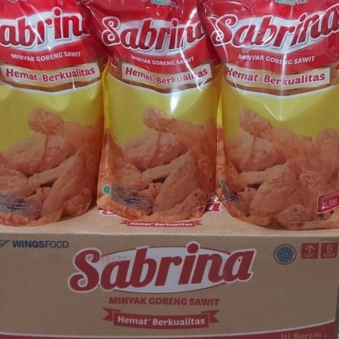 

Minyak Goreng 1 Liter Sabrina / 1 Dus isi 12 Pouch