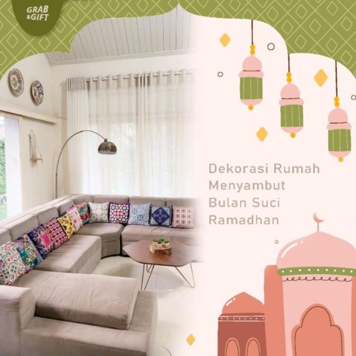 Bantal Sofa Motif Maroko 40X40 Cm Timur Tengah Arabik Marocco Tile